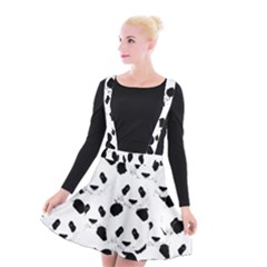 Panda Pattern Suspender Skater Skirt by Valentinaart