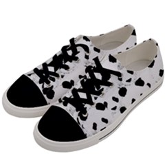 Panda Pattern Men s Low Top Canvas Sneakers by Valentinaart