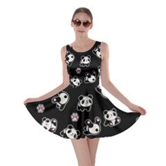 Panda Pattern Skater Dress by Valentinaart