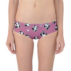 Panda Pattern Classic Bikini Bottoms by Valentinaart