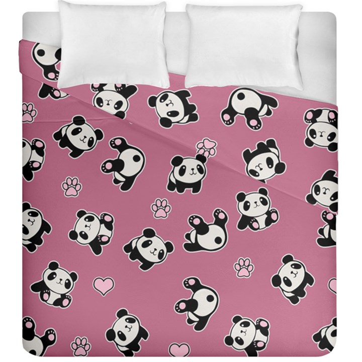 Panda pattern Duvet Cover Double Side (King Size)