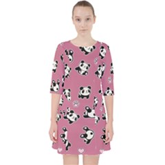 Panda Pattern Pocket Dress