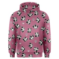 Panda Pattern Men s Overhead Hoodie by Valentinaart