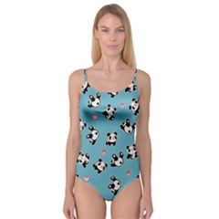 Panda Pattern Camisole Leotard  by Valentinaart