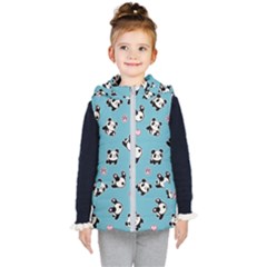 Panda Pattern Kid s Puffer Vest by Valentinaart