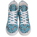 Panda pattern Women s Hi-Top Skate Sneakers View1