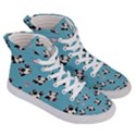 Panda pattern Women s Hi-Top Skate Sneakers View3