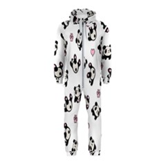 Panda Pattern Hooded Jumpsuit (kids) by Valentinaart