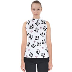 Panda Pattern Shell Top by Valentinaart