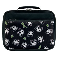 Panda Pattern Lunch Bag by Valentinaart