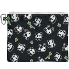 Panda Pattern Canvas Cosmetic Bag (xxxl)