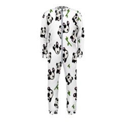 Panda Pattern Onepiece Jumpsuit (kids) by Valentinaart