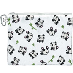 Panda Pattern Canvas Cosmetic Bag (xxxl)