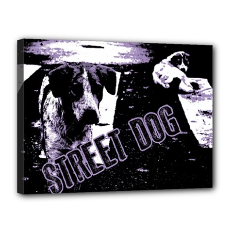 Street Dogs Canvas 16  X 12  by Valentinaart