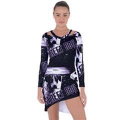 Street Dogs Asymmetric Cut-out Shift Dress by Valentinaart