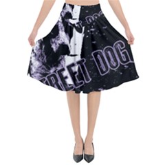 Street Dogs Flared Midi Skirt by Valentinaart