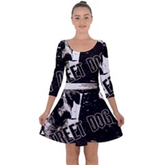 Street Dogs Quarter Sleeve Skater Dress