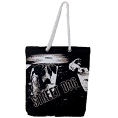 Street Dogs Full Print Rope Handle Tote (large)