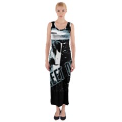 Street Dogs Fitted Maxi Dress by Valentinaart