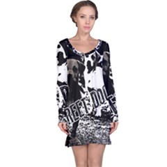 Street Dogs Long Sleeve Nightdress by Valentinaart