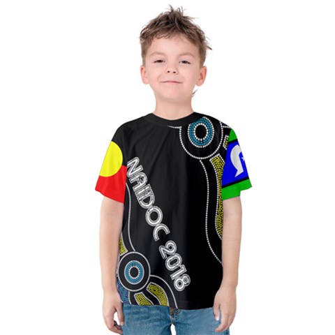 Naidoc 2018 Kids  Cotton Tee by hogartharts