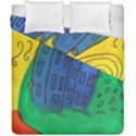 City Duvet Cover Double Side (California King Size) View1