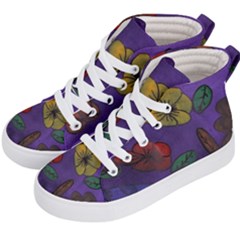 Flowers Kid s Hi-top Skate Sneakers