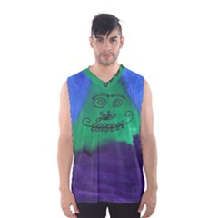 Smiling Mountain Men s Basketball Tank Top