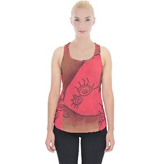 Red Worm Piece Up Tank Top by snowwhitegirl