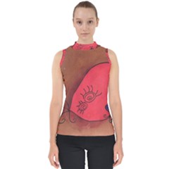 Red Worm Shell Top by snowwhitegirl