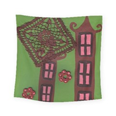 Kite In The Sky Square Tapestry (small) by snowwhitegirl