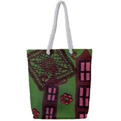 Kite In The Sky Full Print Rope Handle Tote (small)