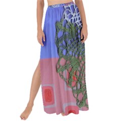 Pink Houses Maxi Chiffon Tie-up Sarong by snowwhitegirl