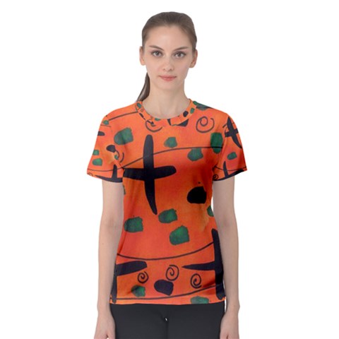 Egg Amongst Crosses Women s Sport Mesh Tee by snowwhitegirl