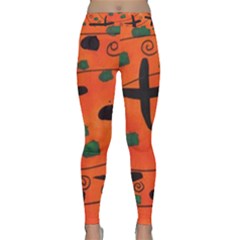 Egg Amongst Crosses Classic Yoga Leggings by snowwhitegirl