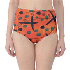 Egg Amongst Crosses High-waist Bikini Bottoms by snowwhitegirl