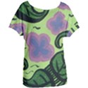 Leaves Women s Oversized Tee View1