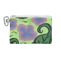 Leaves Canvas Cosmetic Bag (medium)