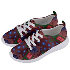 Slanted Green Houses Women s Lightweight Sports Shoes