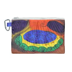 Face Canvas Cosmetic Bag (large)