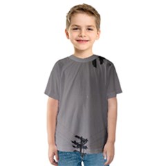 Stop Action Pigeon Kids  Sport Mesh Tee