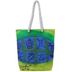 Window Egg Full Print Rope Handle Tote (small)