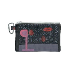 Lips Canvas Cosmetic Bag (small)