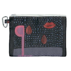 Lips Canvas Cosmetic Bag (xl)