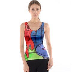 Hair Dryer Jelly Fish Tank Top by snowwhitegirl