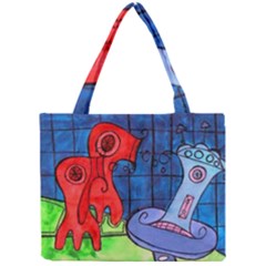 Hair Dryer Jelly Fish Mini Tote Bag by snowwhitegirl