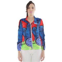 Hair Dryer Jelly Fish Wind Breaker (women) by snowwhitegirl