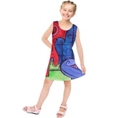 Hair Dryer Jelly Fish Kids  Tunic Dress by snowwhitegirl