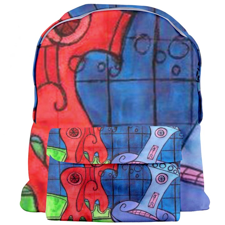 Hair Dryer Jelly Fish Giant Full Print Backpack