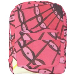 Red Fan Full Print Backpack